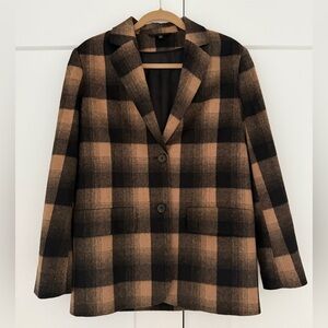 COS Plaid Blazer